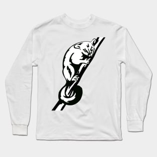 Common Brushtail Possum Retro Long Sleeve T-Shirt